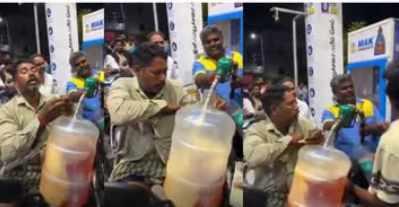 Tamil Nadu petrol pump licence suspended viral video