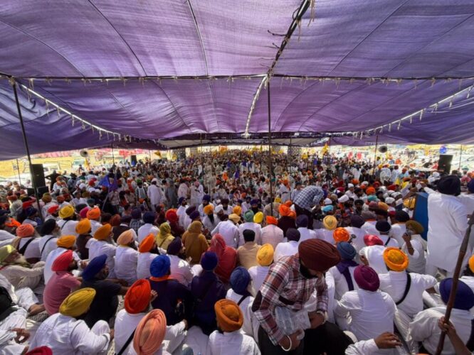 Vaisakhi Sikh gathering Punjab