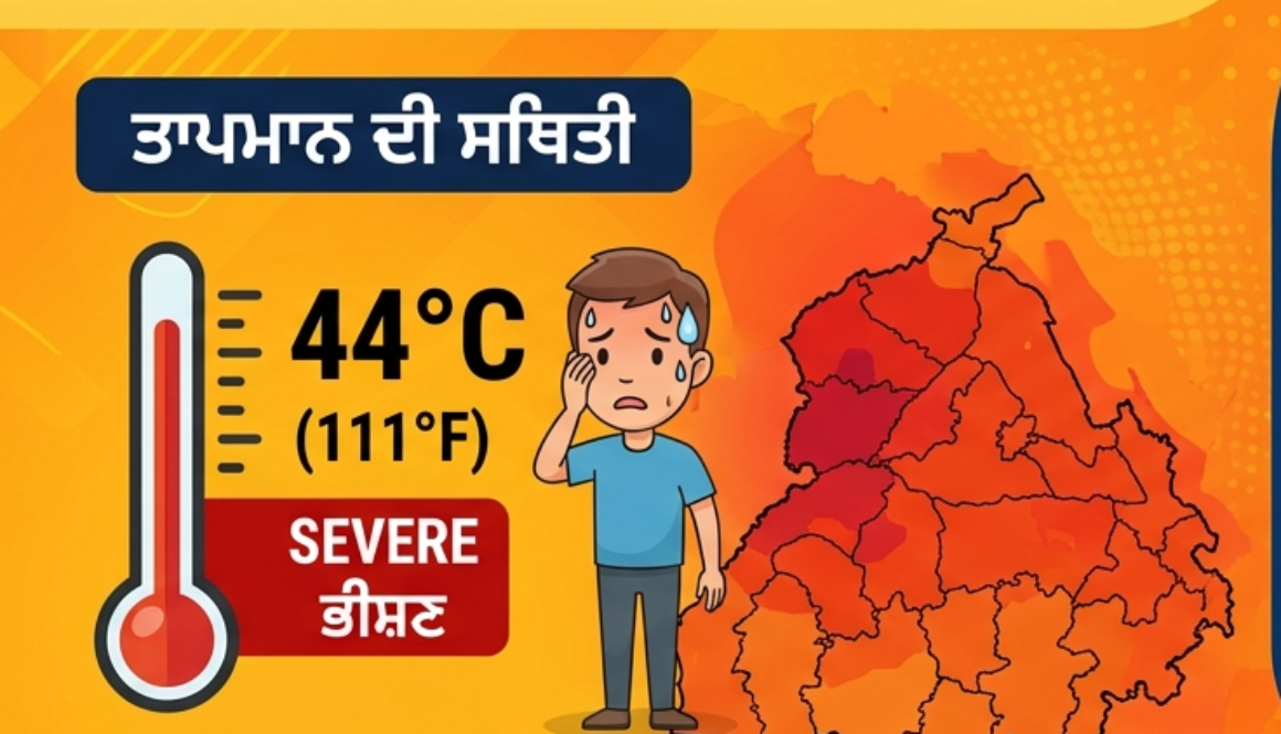 Punjab heatwave 2026 temperature