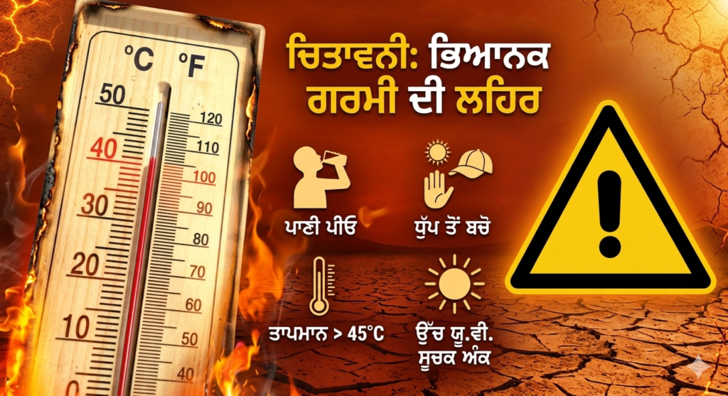 Punjab heatwave alert Chandigarh