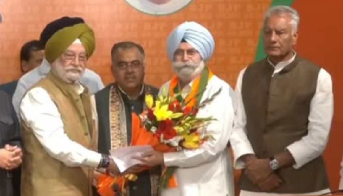 H.S. Phoolka BJP join ceremony Chandigarh