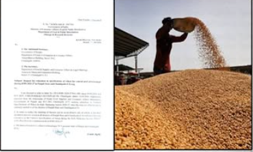 “Centre Gives Relaxation in Wheat Procurement in Punjab”