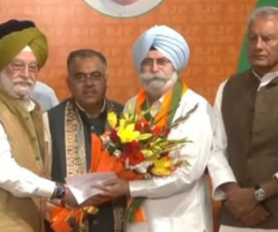 H.S. Phoolka BJP join ceremony Chandigarh
