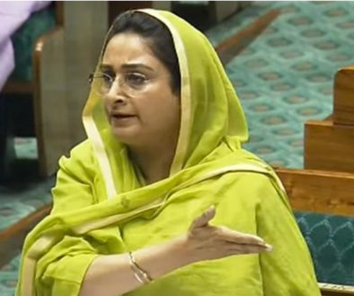 Harsimrat Kaur Badal parliament speech
