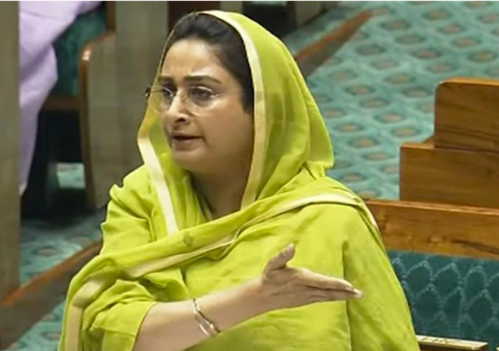 Harsimrat Kaur Badal parliament speech