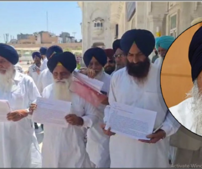 Sukhbir Badal complaint SGPC