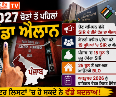 Election Commission SIR Punjab