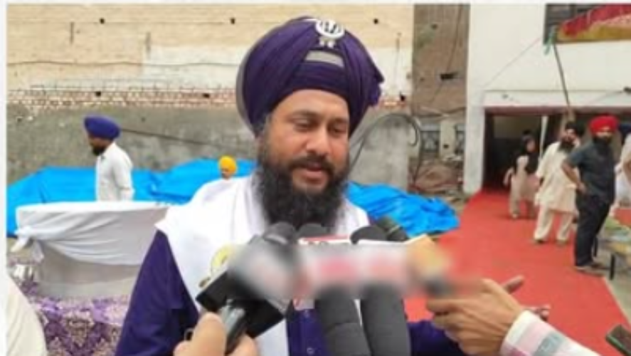 Baba Major Singh Sodhi statement Akal Takht