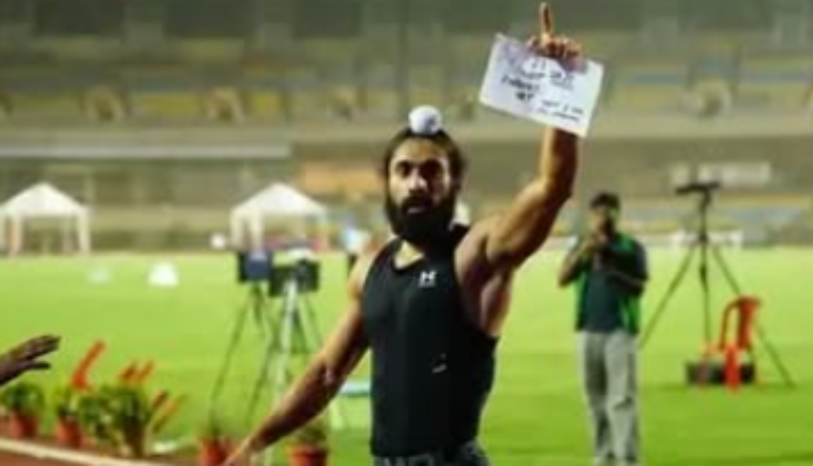 Punjab sprinter 100 meter race