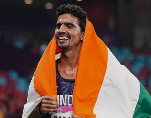 Indian runner 5000 meter race