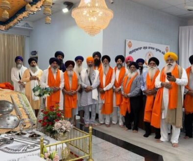 Harjinder Singh Dhami Gold Medal honour at Gurdwara Guru Nanak Prakash Fresno California