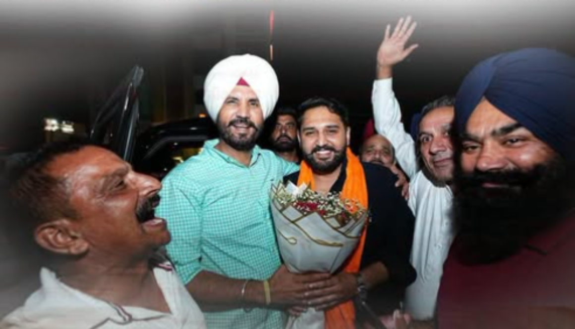 Shubham Sharma Victory after Punjab Youth Congress election and meeting with Raja Warring