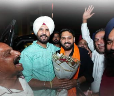 Shubham Sharma Victory after Punjab Youth Congress election and meeting with Raja Warring