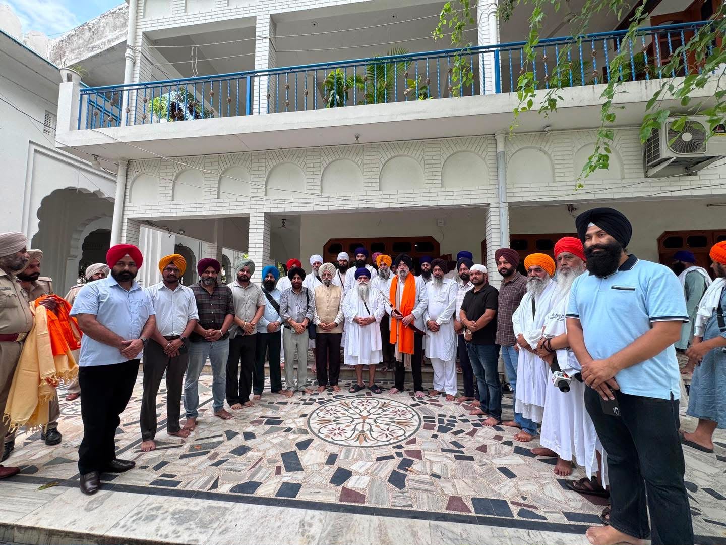Special Welcome and Honor for Advocate Sardar Jaspreet Singh at Damdami Taksal Mehta