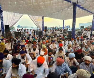 Sri Akal Takht Sahib Ardas Samagam at Harike Pattan