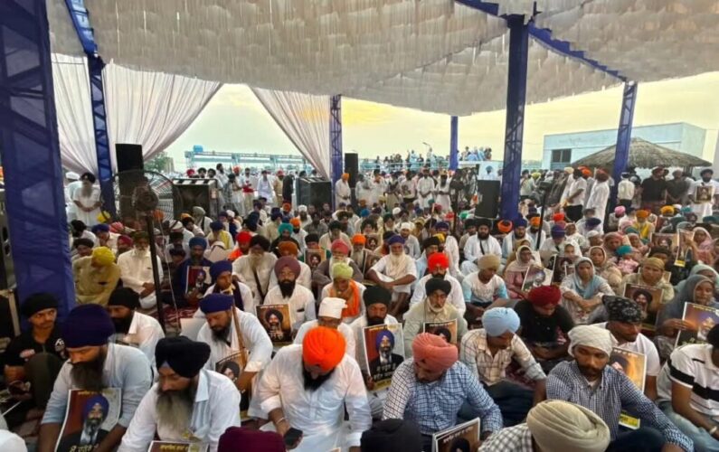 Sri Akal Takht Sahib Ardas Samagam at Harike Pattan