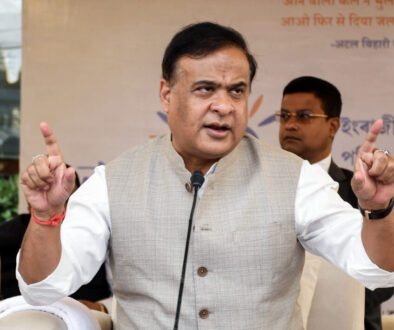 Assam Chief Minister Himanta Biswa Sarma interacts with press on first day of the year 2026