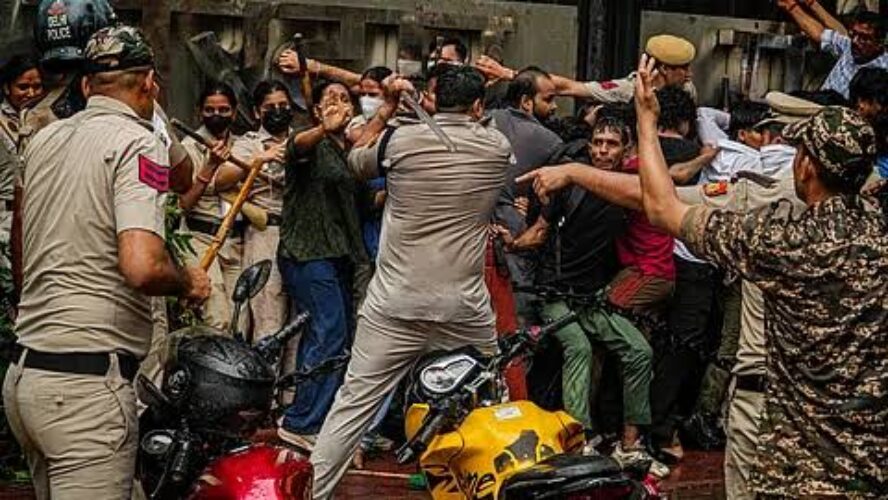 bihar protest