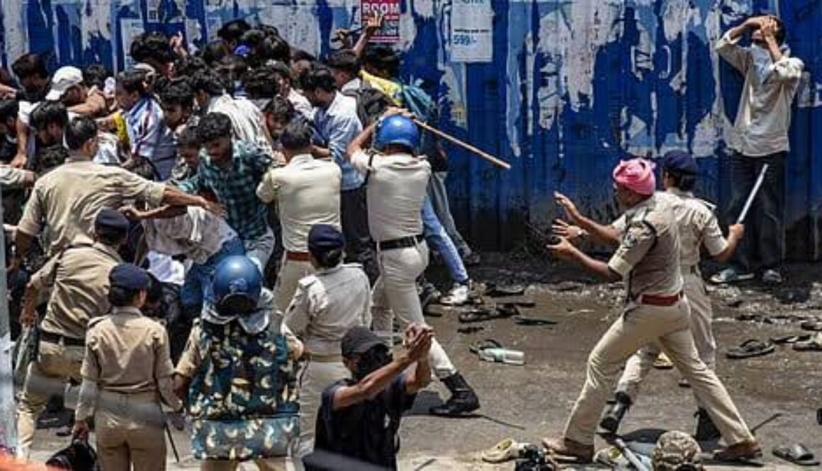 bihar student protest