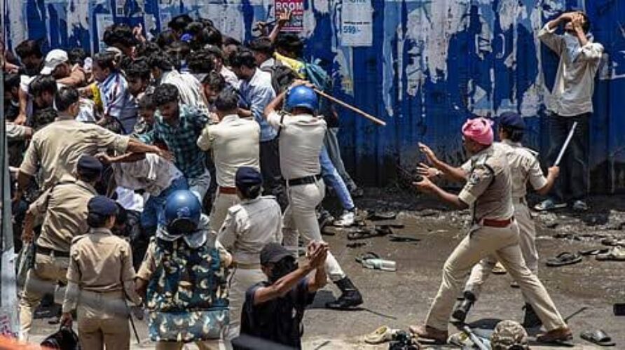bihar student protest