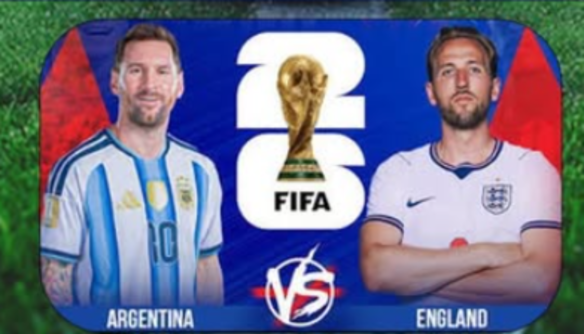 England and Argentina players ahead of FIFA World Cup 2026 semifinal