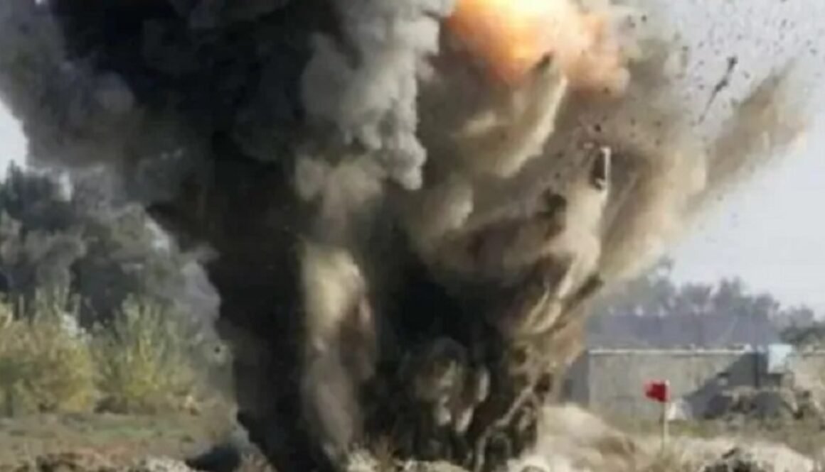 mine blast