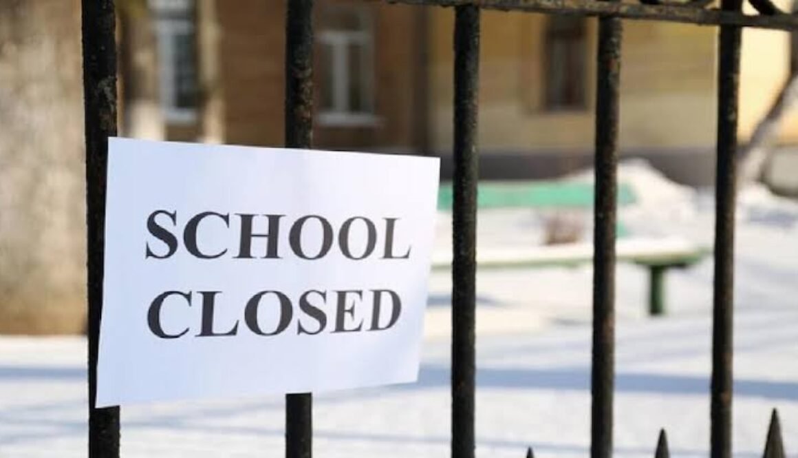 school closed