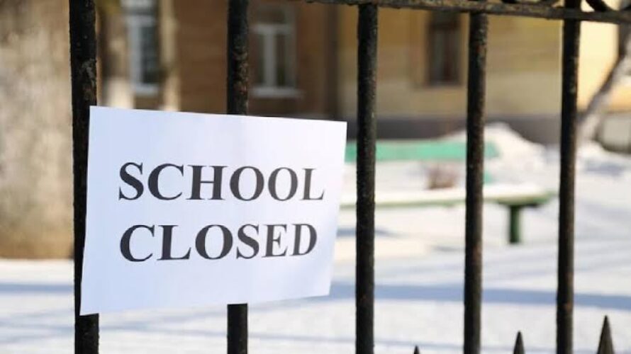 school closed
