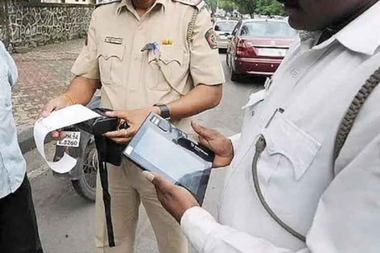 traffic challan copy