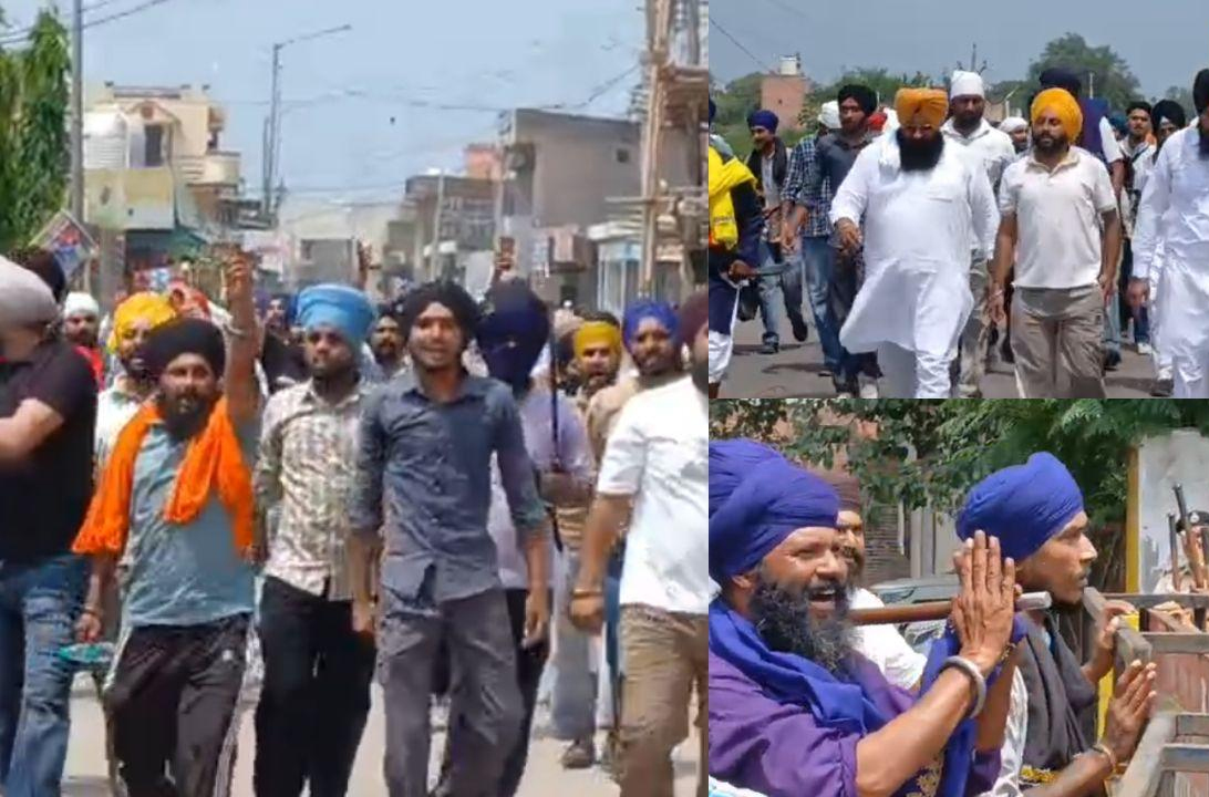 Police fired tear gas shells at Sikh congregation in Ambala; Huge uproar over Gursimran Singh Mand’s arrest