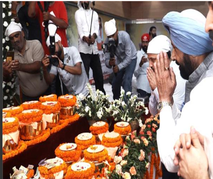 The holy soil of Sri Guru Ravidas Ji’s birthplace reached Punjab, BJP welcomed it with devotion