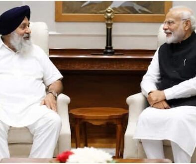 sukhbir with modi