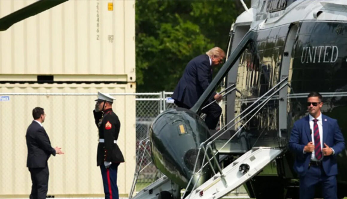 trump helecopter