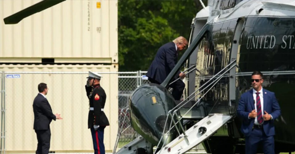 trump helecopter