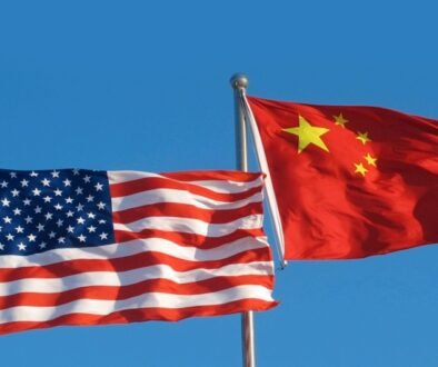 usa china flag