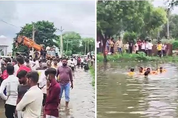 Van falls into pond near Dholpur, 4 including 3 children die