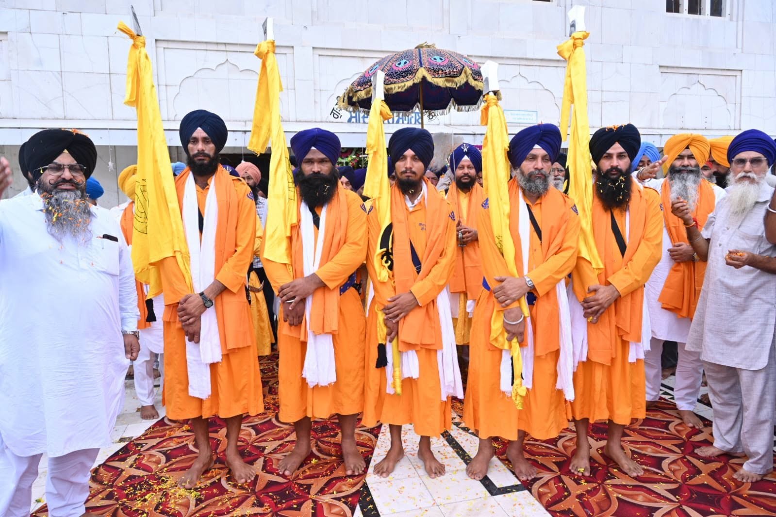 Miri-Piri Khalsa March sets off towards Sri Anandpur Sahib amidst chants