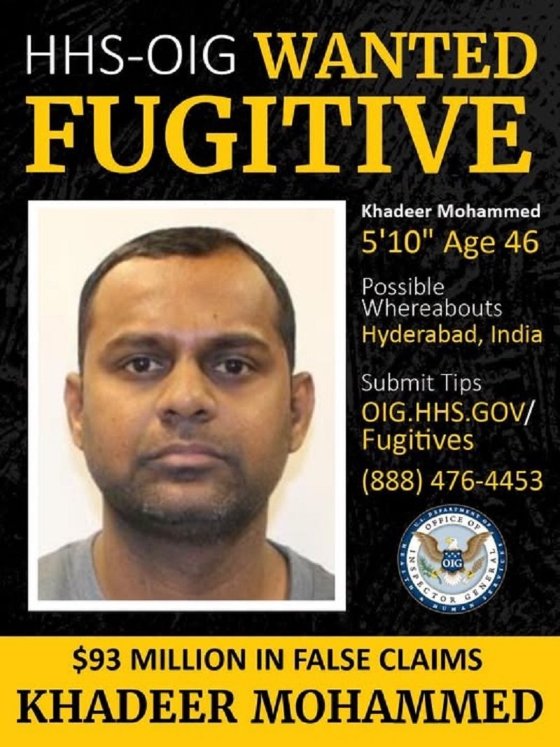 US police have declared a person of Indian origin ‘wanted’