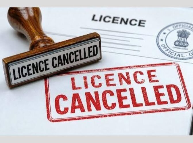 licence cancel